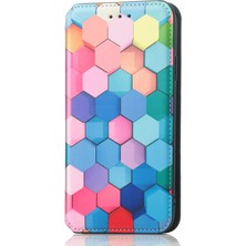 Yihang Boutique Motorola Moto G Pure Için Coque-C6 Deri Kartı Tutucu Manyetik Kapak Telefon Kılıfı - Mavi (Yurt Dışından)