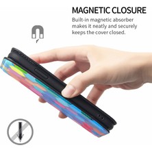 Yihang Boutique Oneplus Nord N200 5g Için Coque-C6 Deri Kartı Tutucu Manyetik Kapak Telefon Kılıfı - Mavi (Yurt Dışından)