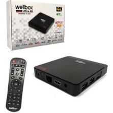 Wellbox H3 4K Ultra Hd Android Tv Box