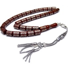 Tesbih Rüyası Kesme Model Gümüş Işlemeli Kuka Tesbih