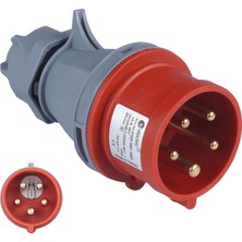 Tp Electric 5X16A. Cee Faz Dönüştürücü Düz Fiş