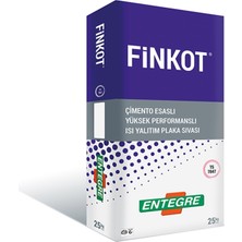 Entegre Finkot Isı Yalıtım Levha Sıvası 25 kg