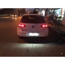 Oto h.i.t. Volkswagen Golf 7 Uyumlu LED Plaka Aydınlatma Ampulü Beyaz