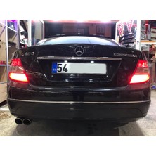 Oto h.i.t. Mercedes C180 W204 Kasa Uyumlu LED Plaka Aydınlatma Ampulü Beyaz