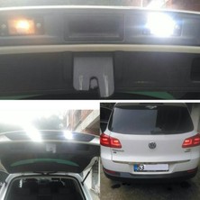 Oto h.i.t. Volkswagen Tiguan 08-13 Uyumlu LED Plaka Aydınlatma Ampulü Beyaz