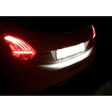 Oto h.i.t. Peugeot 208 Uyumlu LED Plaka Aydınlatma Ampulü Beyaz