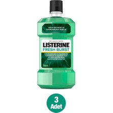 Listerine Fresh Burst Ağız Bakım Suyu 250 ml x3