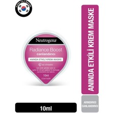 Neutrogena Radiance Boost Hidrojel Krem Maske 10