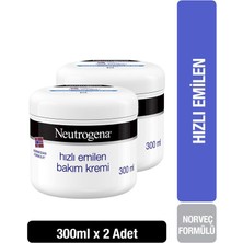 Neutrogena Norveç Formülü Hızlı Emilen Bakım Kremi 300 ml x2