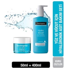 Neutrogena Hydro Boost Water Gel 50 ml + Hydro Boost Jel Vücut Losyonu 400 ml