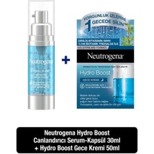 Neutrogena Hydro Boost Canlandırıcı Serum-Kapsül 30 ml + Neutrogena Hydro Boost Gece Kremi 50 ml