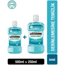Listerine Cool Mint Ağız Bakım Suyu 500+250 ml