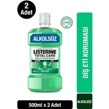 Listerine Diş ve Diş Eti Koruması Hafif Tat 500 ml x2