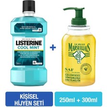 Listerine Cool Mint 250 ml + Le Petit Marseillais Zeytinyağı Sıvı Sabun 300 ml Hijyen Seti