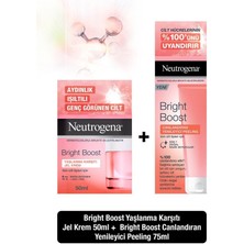 Neutrogena Bright Boost  Jel Krem + Canlandırıcı ve Yenileyici Peeling Jel