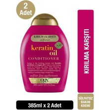 Ogx Kırılma Karşıtı Keratin Oil Sülfatsız Saç Bakım Kremi 385 Ml x2