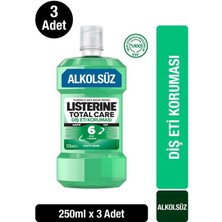 Listerine Diş ve Diş Eti Koruması Hafif Tat 250 ml x3