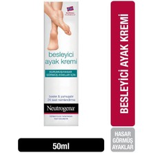 Neutrogena Besleyici Ayak Bakım Kremi 50 ml Kurumuş Hasar Görmüş Ayaklar İçin Etkili Nemlendirme