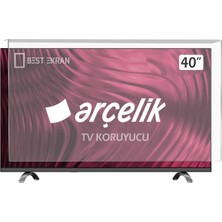 Best Ekran Arçelik A40L67525B Tv Ekran Koruyucu - Arçelik 40" Inç Tv Ekran Tv Şeffaf Koruma Paneli