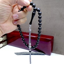 Tesbih Rüyası Misket Gümüş Püsküllü Kumpaslı Erzurum Oltu Taşı Tesbih