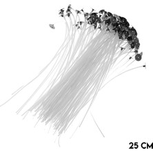 Hobizubi Mum Fitili Hazır Kopçalı 25 cm - 50 Adet