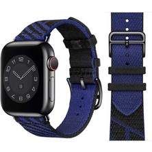 MobaxAksesuar Apple Watch 44/45/46/49mm Kordon Hermes Simple Tour Jumping 2/3/4/5/6/se/7/8/9/10/11/ultra