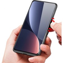 İzmirTech Dux Ducis Fino Serisi Xiaomi 12 Pro Kılıf Premium Dokuma Silikon Kılıf