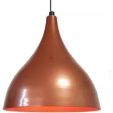 Mylights  Retro Rustik Vintage Etal Mat Bakır Sarkıt Avize