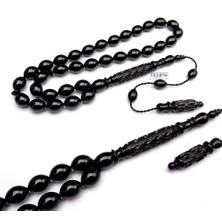 Tesbih Rüyası Kalem Işçilikli Imame Erzurum Oltu Taşı Tesbih