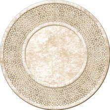 Rovigo Home Dijital Baskı Yıkanabilir Kaymaz Taban Yuvarlak Salon Halısı RVG7288-SD753