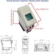 Allestock Bmc Profesyonel Gri Iç Aydınlatma Anahtarı - Ampullü 24V