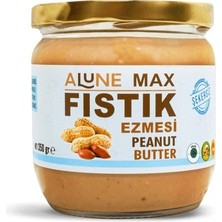 Alune Max Şekersiz Fıstık Ezmesi  %100 Yer Fıstığı 350 gr