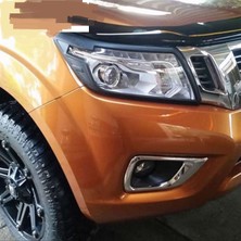 4X4 Teknocity Nissan Navara Ön Far Çerçevesi Sağ Sol Set Siyah 2015 ve Sonrası