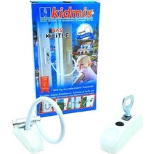 Kidmix Anahtarlı Halatlı Pvc Kapı Pencere Emniyet Pen Kilidi