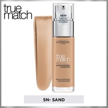 L'Oréal Paris True Match Bakım Yapan Fondöten 5N SAND