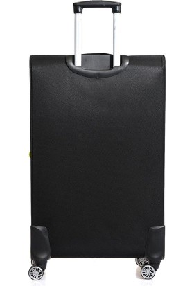 Pierre Cardin Ultra Light Siyah Kumaş Büyük Boy Valiz PC4900-01