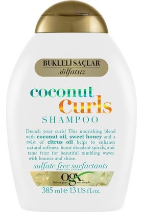 OGX Bukleli Saçlar için Nemlendirici Coconut Curls Şampuan 385 ml