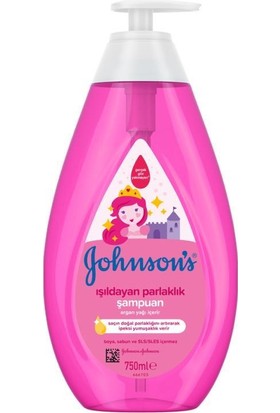 johnson's kral şakir işildayan parlaklik bebek şampuanı 750 ml