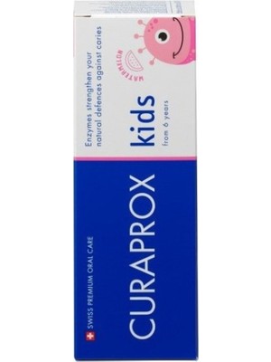 Curaprox Enzycal Kids Karpuz Aromalı Bitkisel Diş Macunu 60 ml Çocuklar İçin
