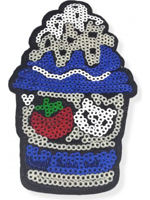 Bidoluhobi Dikme Pullu Dondurma Figürlü Patch