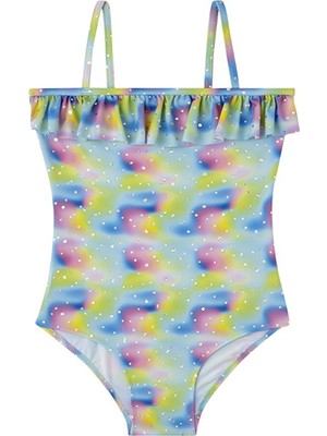 Slipstop Çok Renkli Kız Çocuk Mayo SM22110220 Rihanna Junior Swimsuit