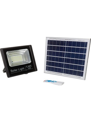 Hector Emporium CT-4648 100W 6400K Kumandalı LED Solar Projektör, Beyaz