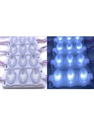 Tawitec Mercek LED 3 Watt 12 Volt Direk Güçlü Işık Kendinden Yapışkanlı 10 Adet