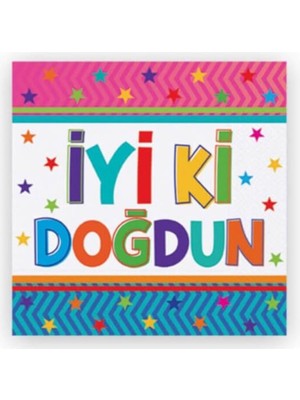 Parti Adresi Funstar Iyi Ki Doğdun Peçete