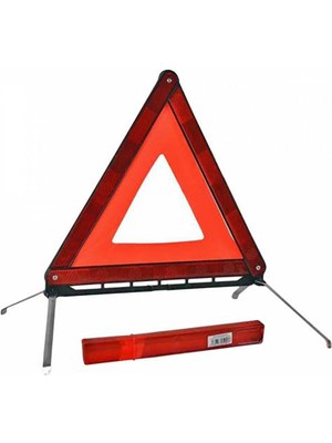Üçgen Reflektör E4 Belgeli Metal Ayaklı (Tuv Yönetmeliğne Uygun)