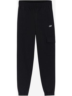 Skechers Micro Collection M Jogger Woven Pant Erkek Siyah Eşofman Altı S222080-001