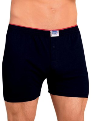 Berrak 1099 6'lı Ekonomik Paket %100 Pamuk Havlu Bel Düğmeli Erkek Boxer