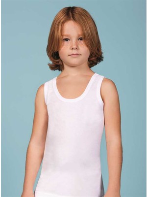 Berrak 1504 Ribana 6'lı Paket Pamuk Erkek Çocuk Atlet