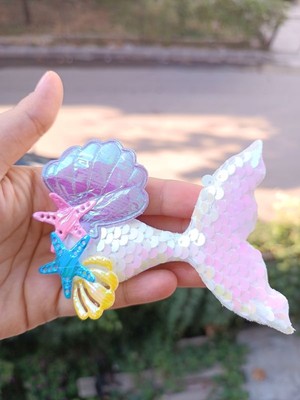 EyER Shoping Büyük Boy Deniz Figürlü Klips Toka