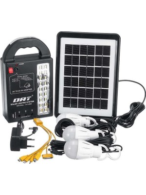 Dat AT-999 Güneş Enerjili Solar Aydınlatma Sistemi
